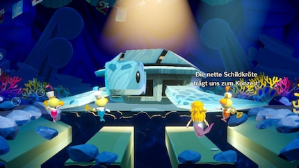 Das Spiel ist voller Überraschungen. Wie diese plötzlich auftauchende Schildkröte.
