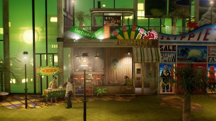 Les Arcades sont le quartier commercial du vaisseau échoué.