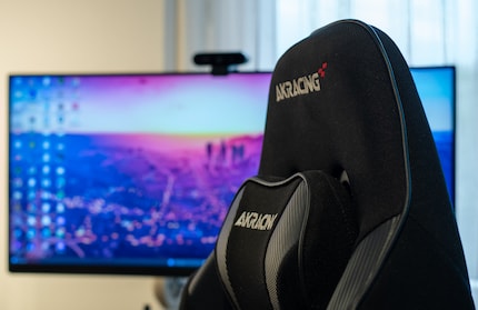 La sedia da gioco di Akracing ha un rivestimento in tessuto, particolarmente piacevole con le temperature estive. Con i rivestimenti in pelle artificiale, ho sempre la sensazione che la pelle si attacchi alla sedia.
