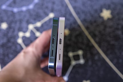 La porta USB-C è leggermente spostata.