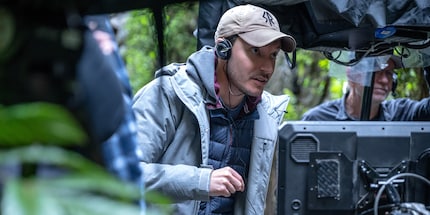 Regisseur Wes Ball beim Dreh von «Kingdom of the Planet of the Apes».