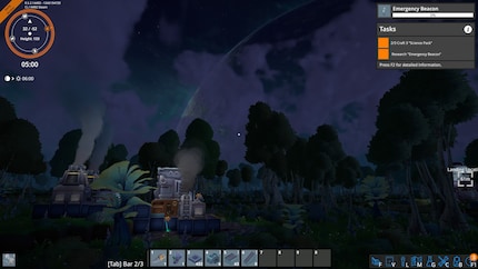 La nuit, j’aperçois des corps célestes traverser le firmament.