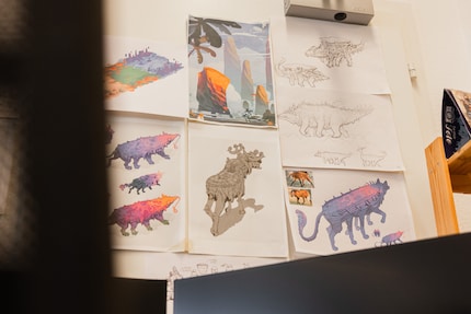Stray Fawn ha idee di design chiare e ne parla con altri studi se necessario. Tuttavia lascia molta libertà agli studi.