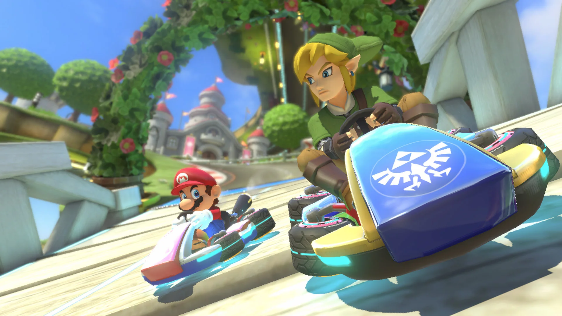 Link als spielbarer Charakter in «Mario Kart 8». Verrückt.
