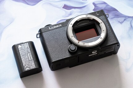 The sensor and battery take up most of the space in the housing.