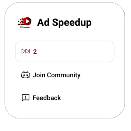 Die Erweiterung zeigt dir immer an, wie viele Ads sie schon übersprungen hat.