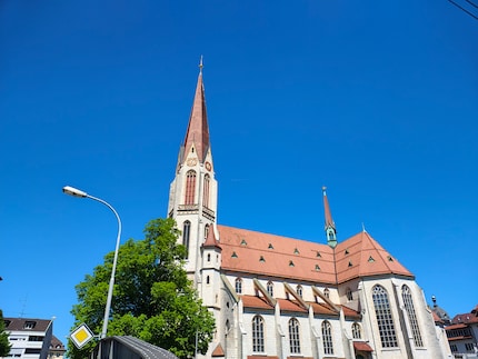 Die reguläre Ansicht der Kirche.