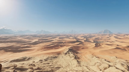 The Egyptian Desheret Desert in Assassin’s Creed: Origins – vast but boring.