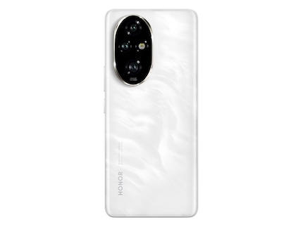 The back of the Honor 200 Pro with three cameras.