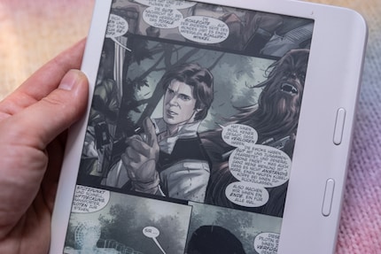 I colori di un tablet e-ink sono un po' più spenti rispetto a quelli a cui sono abituata con i tablet LCD o OLED.