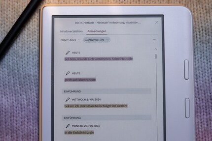 Trovo una panoramica pratica di tutte le cose segnate nell'e-book.