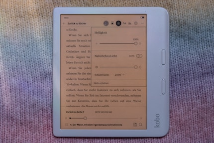 ...e in arancione per la lettura serale.
