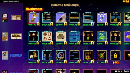 The choice of challenges to unlock is huge.