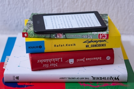 The Kobo Clara Colour is a great alternative to lugging books around.