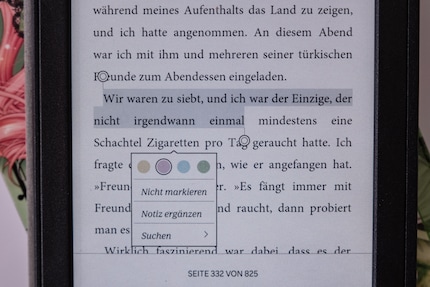 Colourful markups provide a better overview.