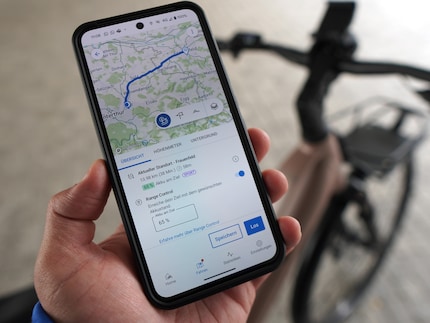 When planning your route, you can specify how much battery you want to arrive at your destination with.