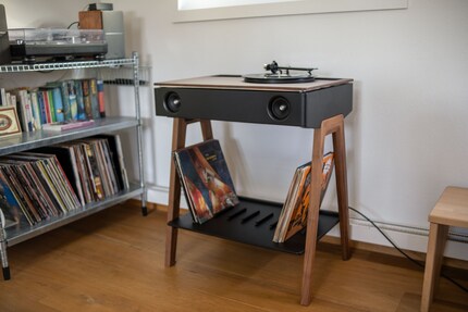 At first glance, the LX turntable is more table than system.