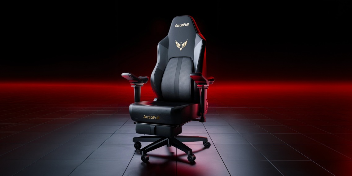 Gaming chair with seat heating and ventilation presented by AutoFull Digitec