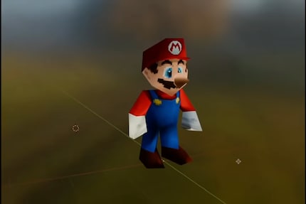 So sieht Joshuas Mario-Modell aus.