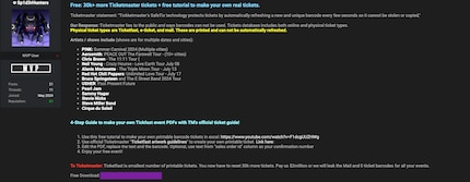 Ticketmaster avrà molto lavoro da fare con la nuova fuga di notizie.