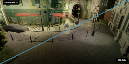 With this example, Arm wants to show how well the source material is upscaled with 540p resolution.