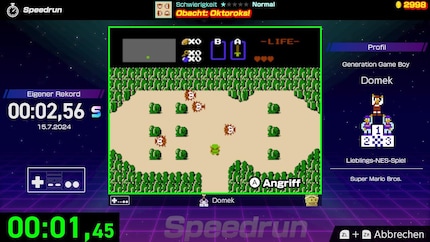 In diesem Speedrun muss ich alle Gegner möglichst schnell eliminieren. Hört sich simpel an, sorgt aber für Herzrasen.