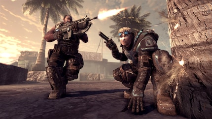 Marron et maussade : voici « Gears of War ».