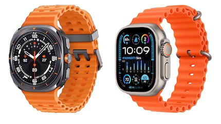 Sehr ähnlich: Links die Ultra von Samsung, rechts jene von Apple.
