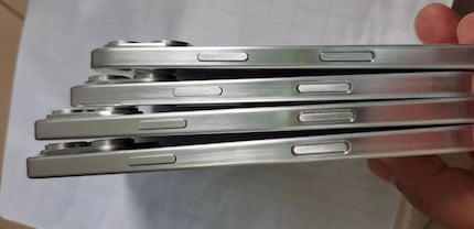 Die geleakten Dummys zeigen den neuen Capture Button auch bei den regulären Modellen.