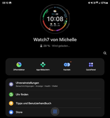 Un'unica app per la connessione allo smartphone e tutte le impostazioni.