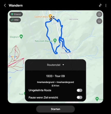 Ho già scaricato il percorso sul Galaxy Watch 7 per la mia prossima escursione.