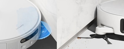 The L 40 Ultra can extend both the mop and the brush.