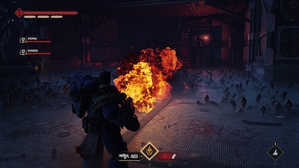 Les lance-flammes sont particulièrement efficaces contre les hordes de rats.