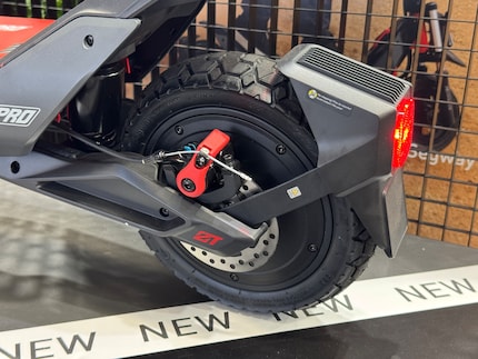 Both axles of the new Segway are sprung.