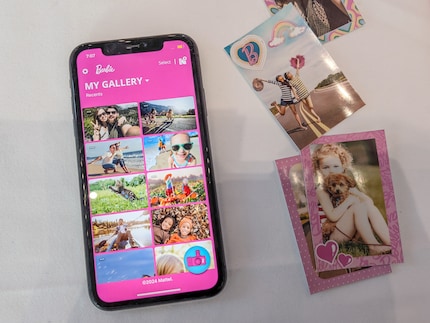 Über die App bearbeitest du deine Bilder für noch mehr Pink.
