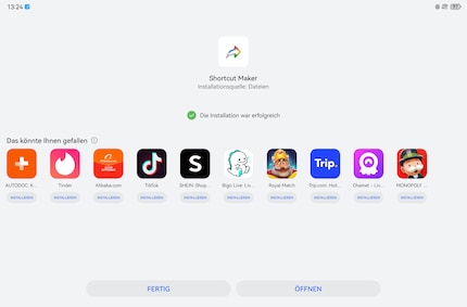 Mit dem Shortcut Maker erstellst du Verknüpfungen deiner Google-Apps.