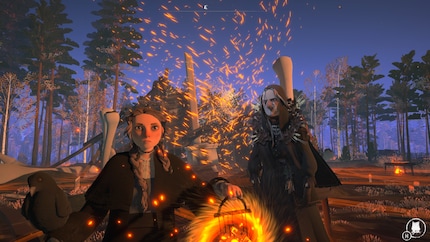 La sorcière Baba Yaga me surveille pendant le rituel d’animation de la maison.