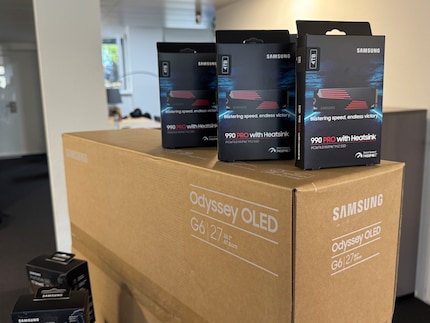 Samsung Odyssey OLED prizes await the winners.