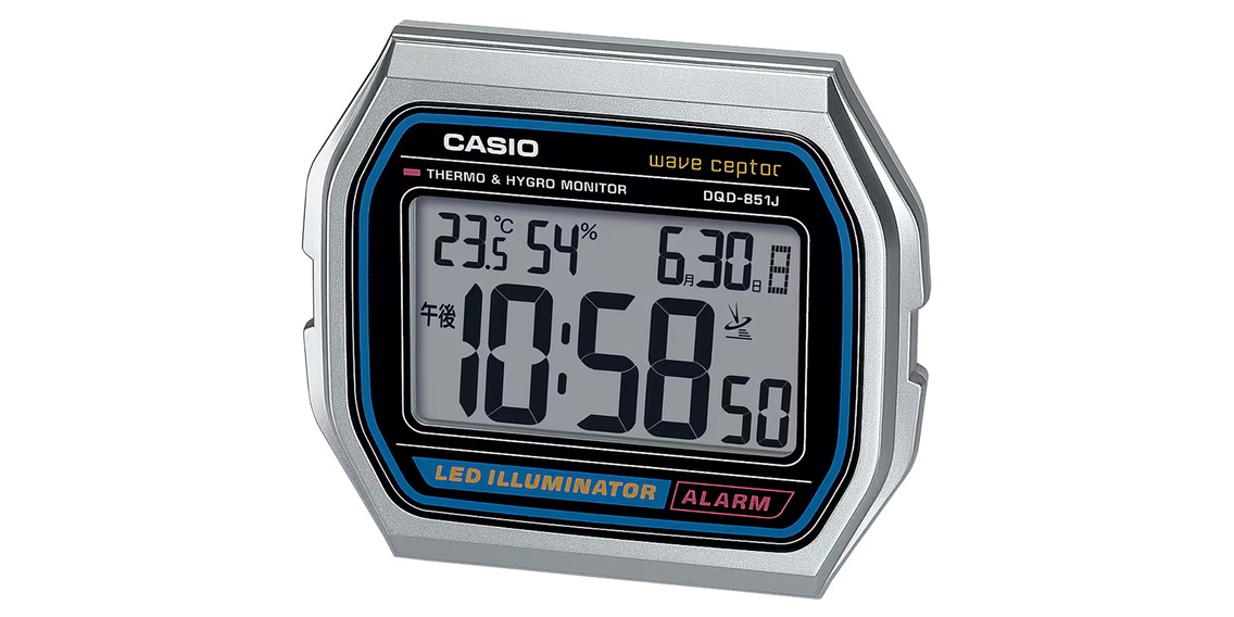Casio launches retro desk clock - Digitec