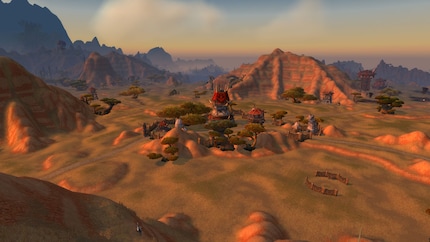 Mitten auf unserer Strecke zu den Nachtelfen: Crossroads, eine der berüchtigtsten Horde-Siedlungen.