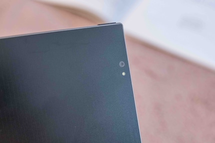 The e-reader’s inconspicuous camera’s good enough to fulfil its main purpose: scanning documents.