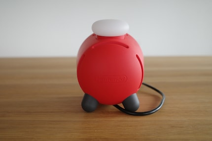 And Alarmo from the back. This is also where you’ll find the loudspeaker, which faces backwards.