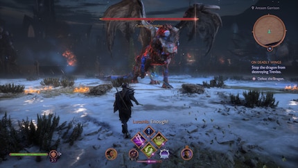 Die Drachen sind etwas rarer als in «Inquisition», aber auch in «Veilguard» gibt es einige von den majestätischen Biestern zu jagen.