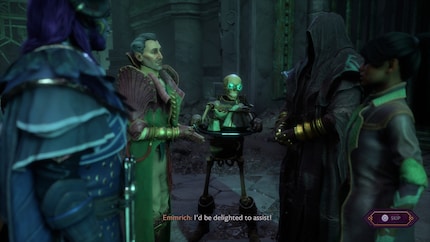 Manfred, das Skelett, ist das Pendant zum süssen «Star Wars»-Roboter.