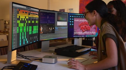 Il Mac Mini supporta fino a tre monitor in tutte le configurazioni.