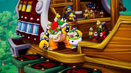 Auch Bowser mischt sich im späteren Spielverlauf ins Geschehen auf Konektania ein.