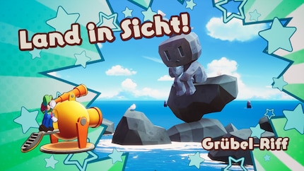 Auf dem Meer gibt es auch andere Geheimnisse, wie zum Beispiel lustige Riffe, zu entdecken.