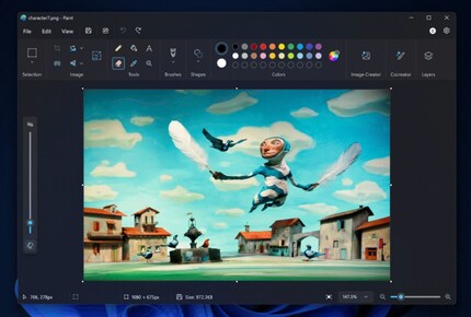 Le remplissage et la suppression génériques viennent sur Paint.