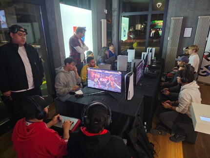 Volle Konzentration: Die «Tekken»-Spieler geben alles.