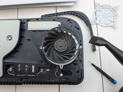 Mon ventilateur était étonnamment propre après quatre ans d’utilisation.